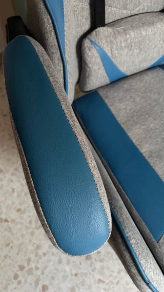 Silla Gamer/Escritorio Gris y Azul