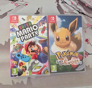 Nintendo Switch Juegos Super Mario Party y Pokémon