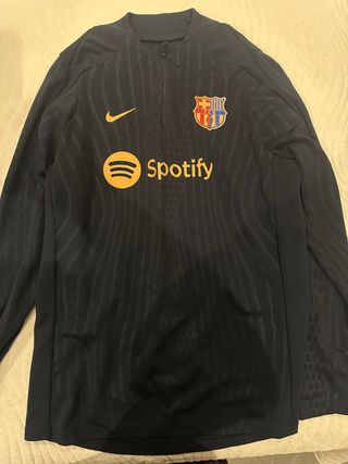 Chándal Nike FC Barcelona Spotify Negro Dorado