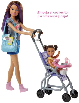 Barbie Skipper con carrito de bebé