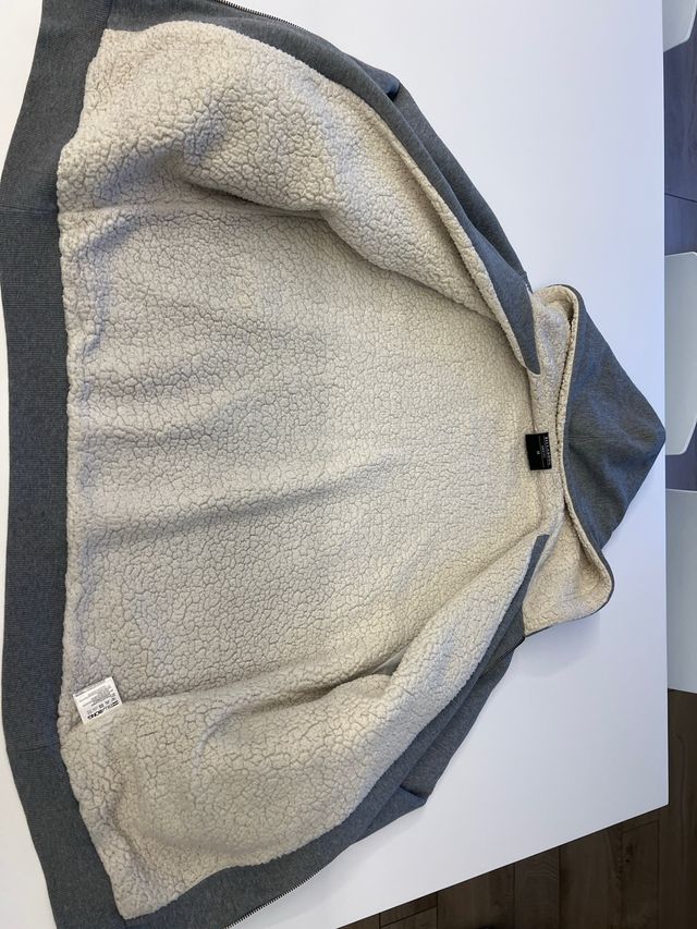 Sudadera Billabong forrada borrego gris