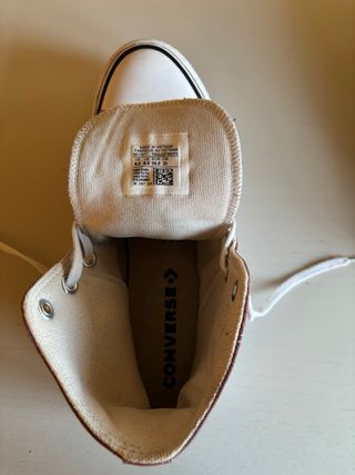 Botas Converse plataforma rosas