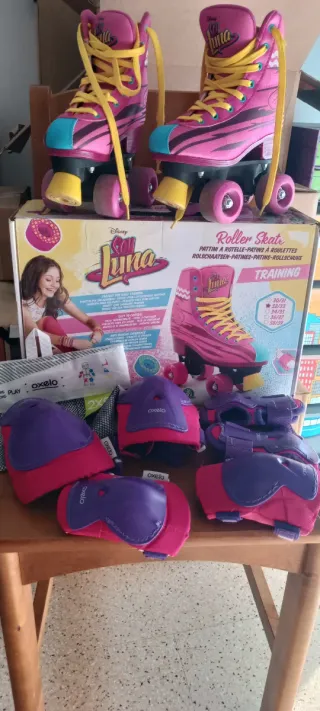 Patines Yo Soy Luna con Protecciones Talla 32/33