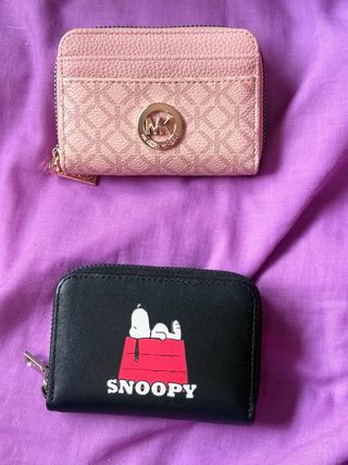 Cartera local y Snoopy