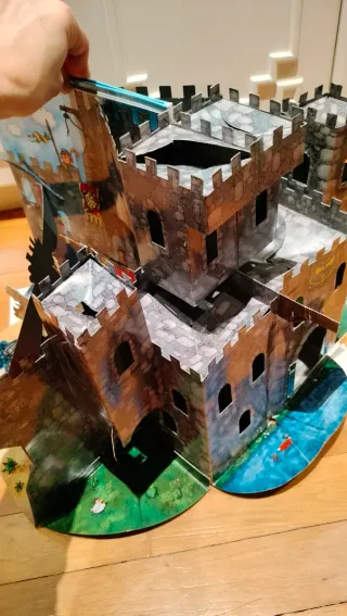 LIBROS-POP-UP EL CASTILLO MEDIEVAL (Spanish Edi...