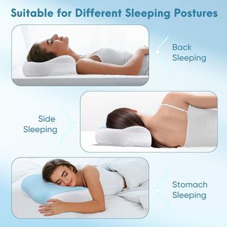 MINENICE Almohada Viscoelastica Cervical y Cuello