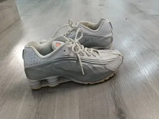 Zapatillas Nike Talla 42 Plata/Blanco