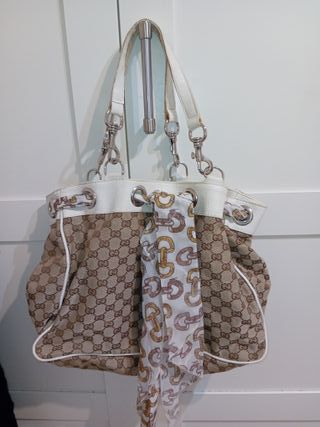 Borsa Gucci Beige e Marrone