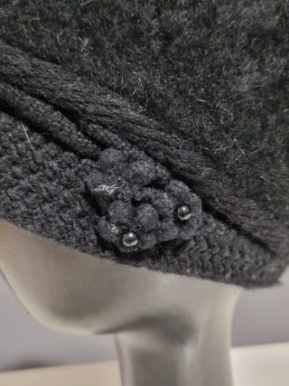 Berretto con angora e interno in ecopelliccia