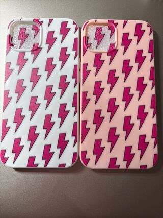 Cover iPhone 14 Rosa con Raggi