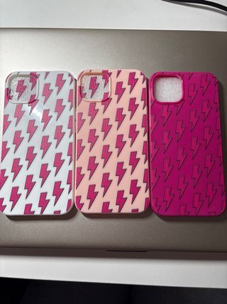 Cover iPhone 14 Rosa con Raggi