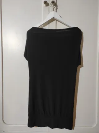 Vestido mini cuello barco / Convertible a camiseta