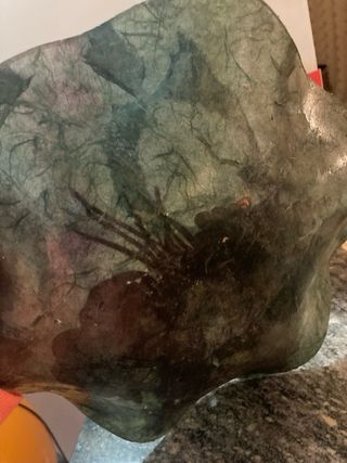 Svuota tasche in vetro decorato