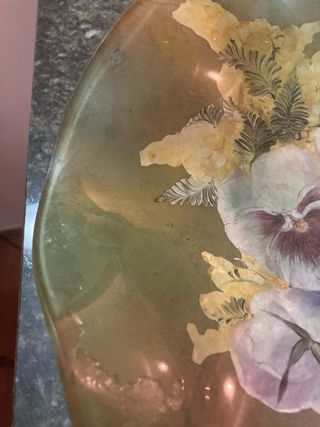 Svuota tasche in vetro decorato