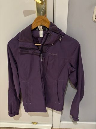 Cortavientos Quechua Mujer Morado
