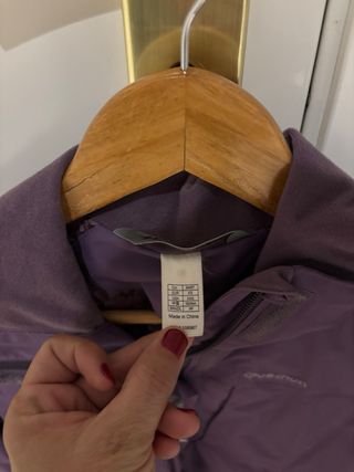 Cortavientos Quechua Mujer Morado