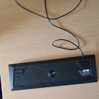 Teclado Corsair gaming USB con iluminación RGB