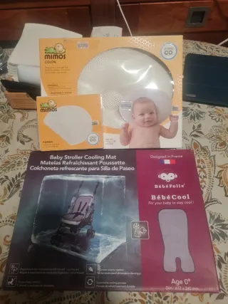 Cojín Mimos, Funda y Manta Enfriadora Bebé