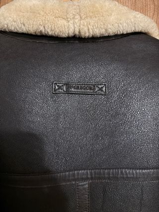 Cazadora Mc Gregor Marrón Piel Forro Borrego