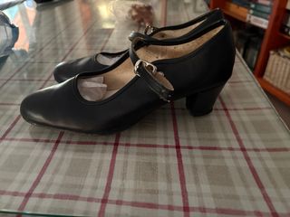 Zapatos de baile flamenco negros