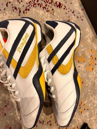 Zapatillas Jhayber Blancas y Amarillas Talla 39