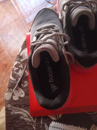 Deportivas Adidas Gris y Rosa