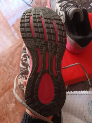 Deportivas Adidas Gris y Rosa