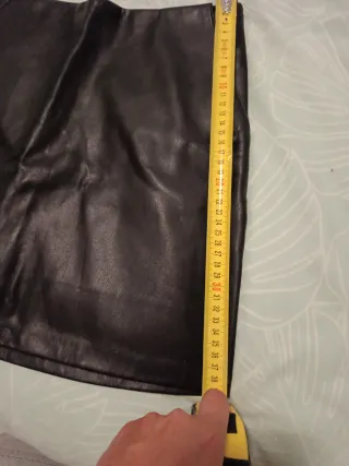 Falda polipiel M Pull&Bear