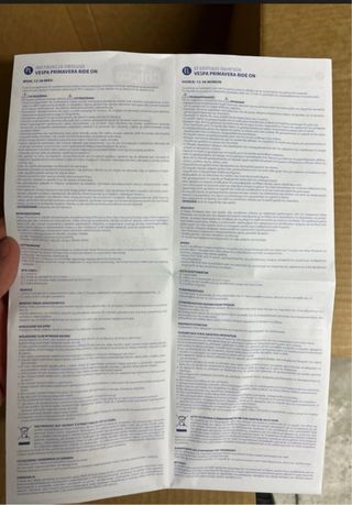 Vespa Primavera Italia Chicco Rosa