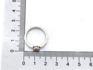 sortija oro 18k con piedra con diamante