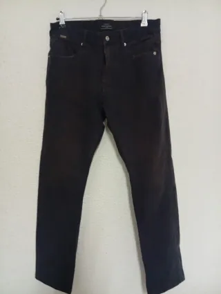 Pantalón Pedro del Hierro azul marino Talla 40