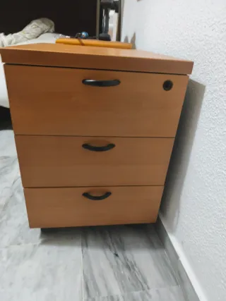Mobile Ufficio 3 Cassetti in Legno