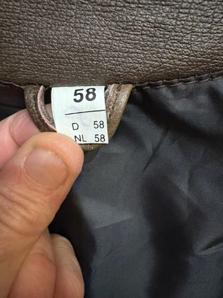 Gilet in vera pelle vintage marrone