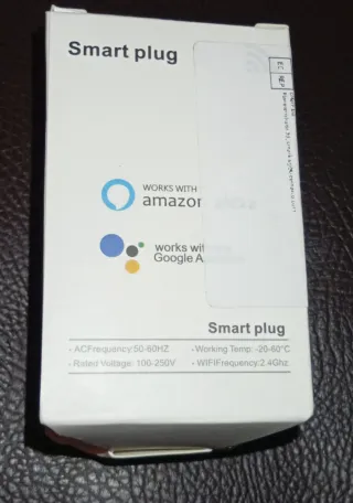 Enchufe Inteligente WiFi Compatible Alexa/Google