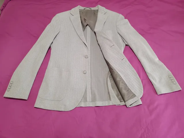 CORTEFIEL. Americana Gris perla