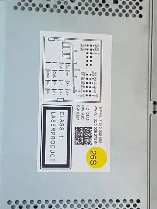 Pantalla Coche Golf 6