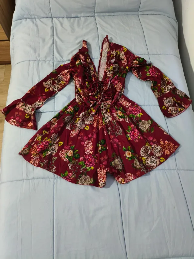 Vestido floral talla S