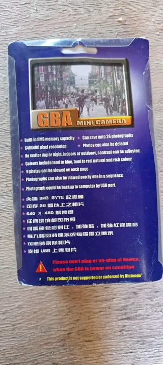 Cámara Mini GBA Built-in 8MB