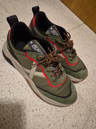 Zapatillas Munich Hombre Talla 41 Verde/Rojo