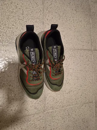 Zapatillas Munich Hombre Talla 41 Verde/Rojo