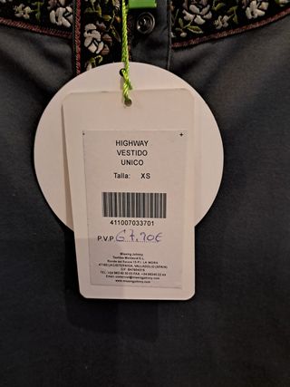 Vestido estampado de missing Johnny