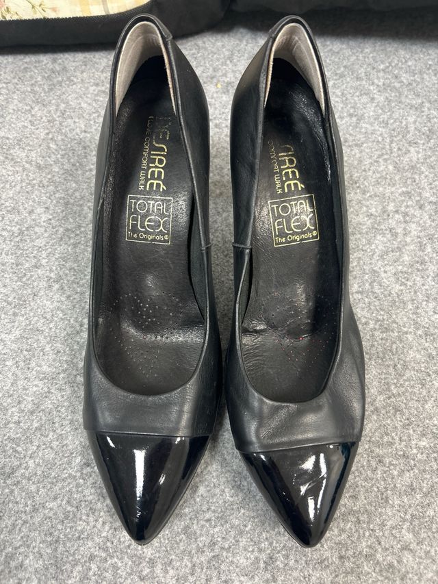 Zapatillas de tacón negras