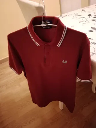 Camiseta Polo Fred Perry Rojo Talla M
