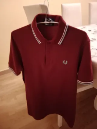 Camiseta Polo Fred Perry Rojo Talla M