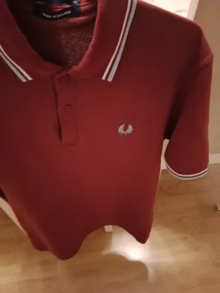 Camiseta Polo Fred Perry Rojo Talla M