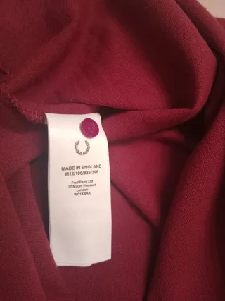 Camiseta Polo Fred Perry Rojo Talla M