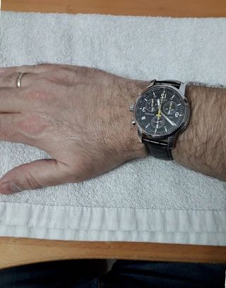 Reloj Tissot Cronógrafo Negro/amarillo