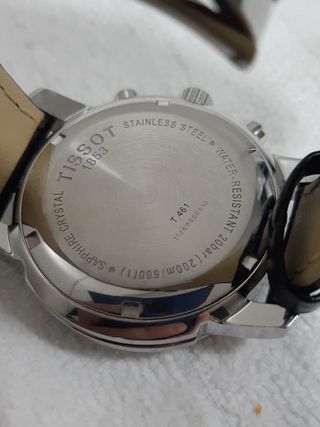 Reloj Tissot Cronógrafo Negro/amarillo