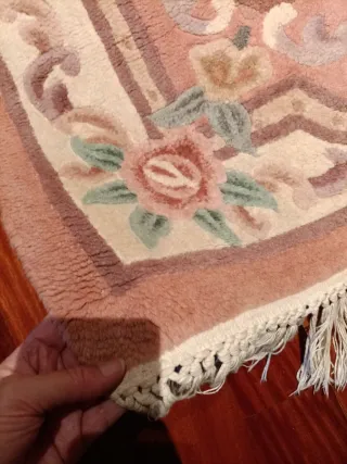 3 Tappeti da camera da letto rosa e beige