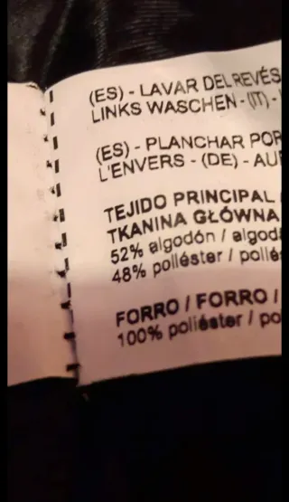 Falda Tweed Drapeada Algodón Talla S